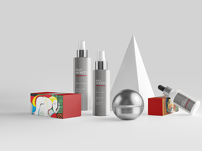 Max Moritz | Cosmetics branding identity illustration logo packaging design photography