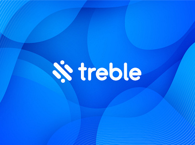 Treble Logo Design branding design design app flat flat logo graphic design icon it logo logo design logos logotype minimal tech ui ux
