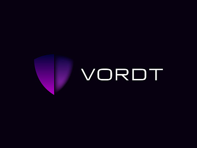 VORDT Logo branding cybersecurity design flat graphic design identity logo logo design minimal