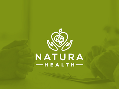 Natura Health logo brand identity branding design logo