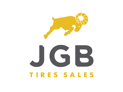 JGB Tires Sales - Logo brand identity branding graphic design logo logotipe mark symbol tires