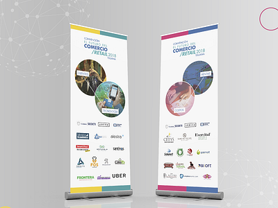 Convention Roll Up Design banner design brand identity convention graphic design roll up sales technology