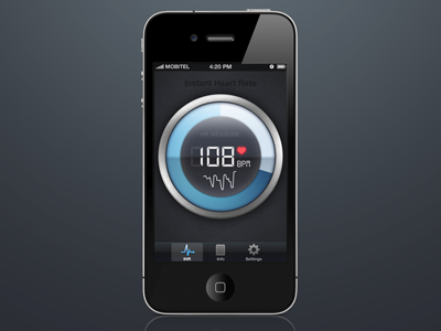 Instant Heart Rate by Azumio /v2.6.5 app azumio heart heart rate heart rate variability instant heart rate iphone mobile stress