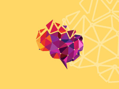 Brain abstract android app app artistic brand branding design dots entertainment icon illustration ios logo media motion pixel technology ui ux vector