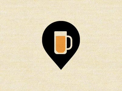 Place icon beer icon illustration illustrator vector