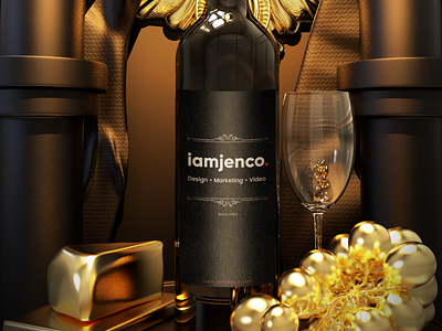 iamjenco | Brands N' Wines branding branding and identity design designer logo mockup packaging premium top designer