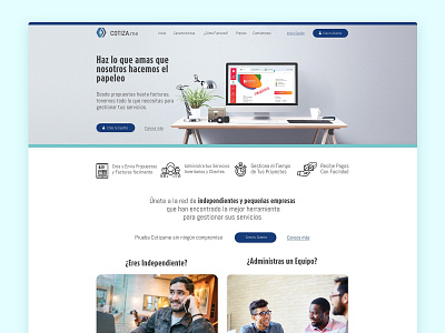Cotiza.me webdesign website