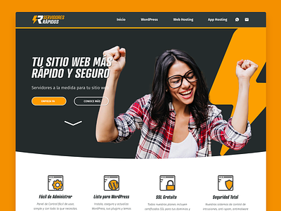 ServidoresRapidos.net branding ui web webdesign