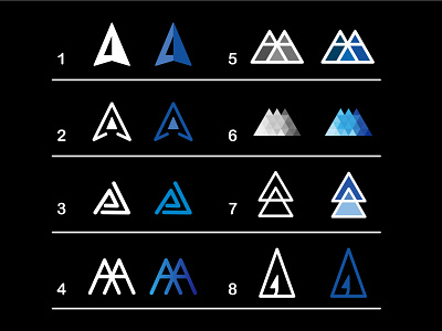 Asia Aliyah logo sketches logo