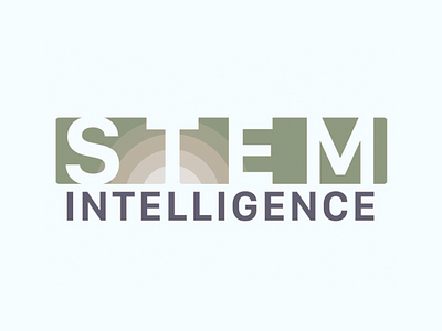 Stem Intelligence logo concept intel intelligence logo stem