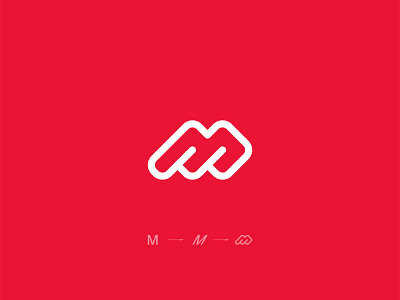 M letter logo design