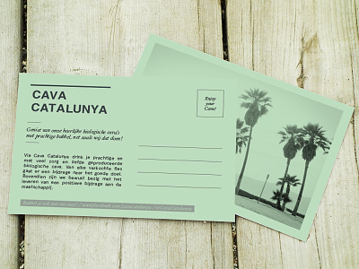 Cava Postcard paper postcard print stationary