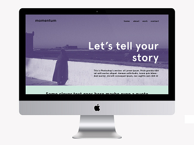 Homepage Momentum Agency