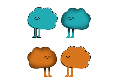 Cloudy design flat icon illustration illustrator minimal vector web