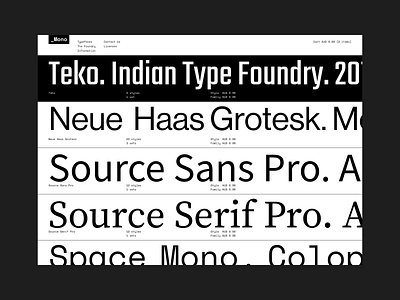 Type Foundry Exploration