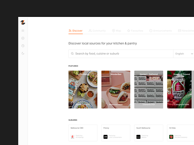 Co/Lab Online Pantry app branding design food graphic design minimal saas ui ux website