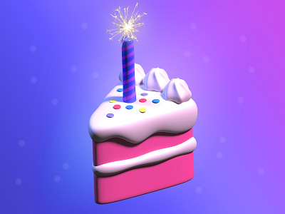 Birthday Cake by RA Design on Dribbble