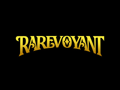 Rarevoyant Logo Design clairvoyant logo logo design typography workmark
