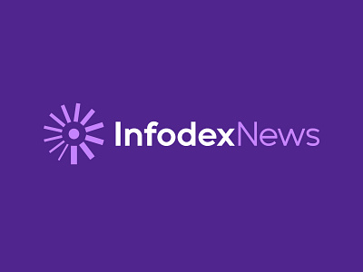 Infodex News Logo Design