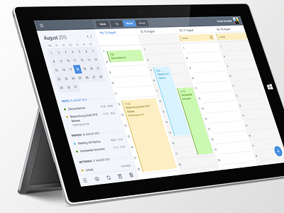 Gmail Calendar for Windows 10 Preview calendar flat google microsoft modern ui windows 10