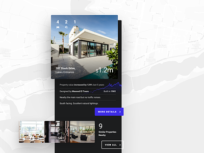Property Detail Demo buy design matching personalization property real estate saas search web design website
