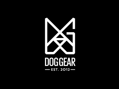 DogGear animal animal pictogram bulldog dog logo
