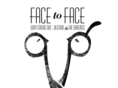 Face to face poster face to face illustration poster
