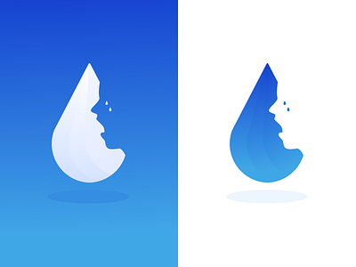 Save Water - Logo Exploration animation blue branding crying design drop icon illustration logo minimal save save water ui ux vector water water drop watercolor web website
