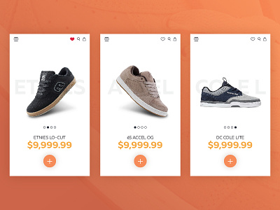 Ecommerce Skate Shop - UI Concept concept design ecommerce shoes shop skate ui user interface