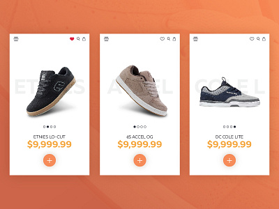 Ecommerce Skate Shop - UI Concept