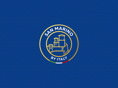 San Marino - Logo Proposal brand castle elegant italy lineal logo logotype proposal san marino shoes vector