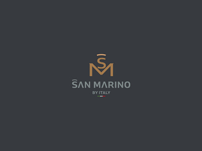 San Marino - Logo Proposal brand branding elegant fancy italy logo logotype mark proposal shoes type vector