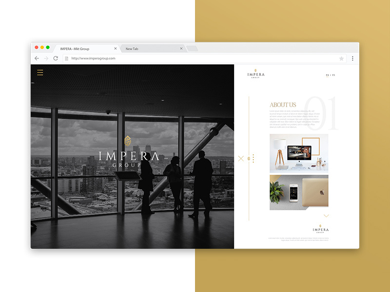 Ui web concept