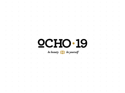 Ocho • 19 Branding | Logotype beauty brand elegant gold logo logotype minimal soft type woman