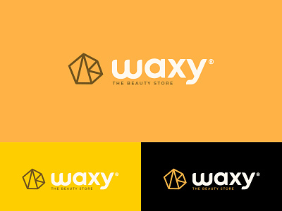 Waxy Store® | Logo Proposal beauty brand design branding design elegant gold logo logotype type typography