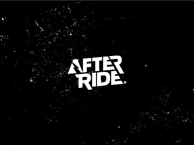 AfterRide | BikeStore biker bikes black and white brand design branding design grunge grunge texture handlettering logo logotype type