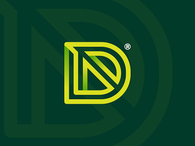 AD | Monogram Concept ad monogram brand branding design elegant green lineal logo logotype minimal monogram vector