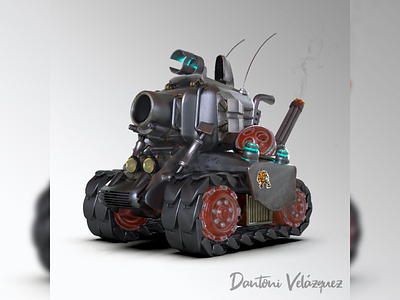 Tank render 3d cinema4d game