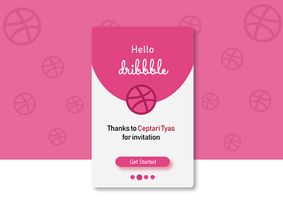 Shoot Dribbble firstshot hello hello dribble illustrator