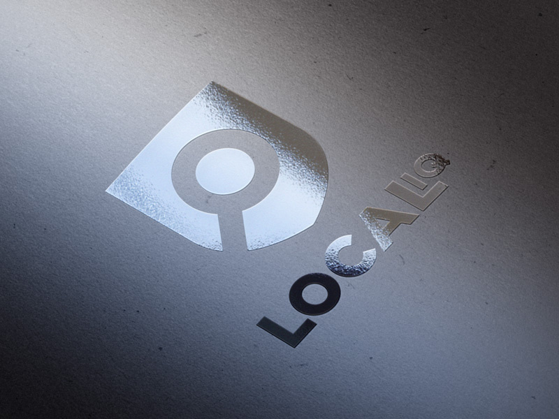 LocalIQ simple black shield quote search insurance logo