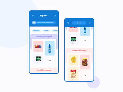 Flipkart | Online Shopping App | Redesign app application branding concept design graphic iphone logo minimal mobile product design redesign ui ux web design