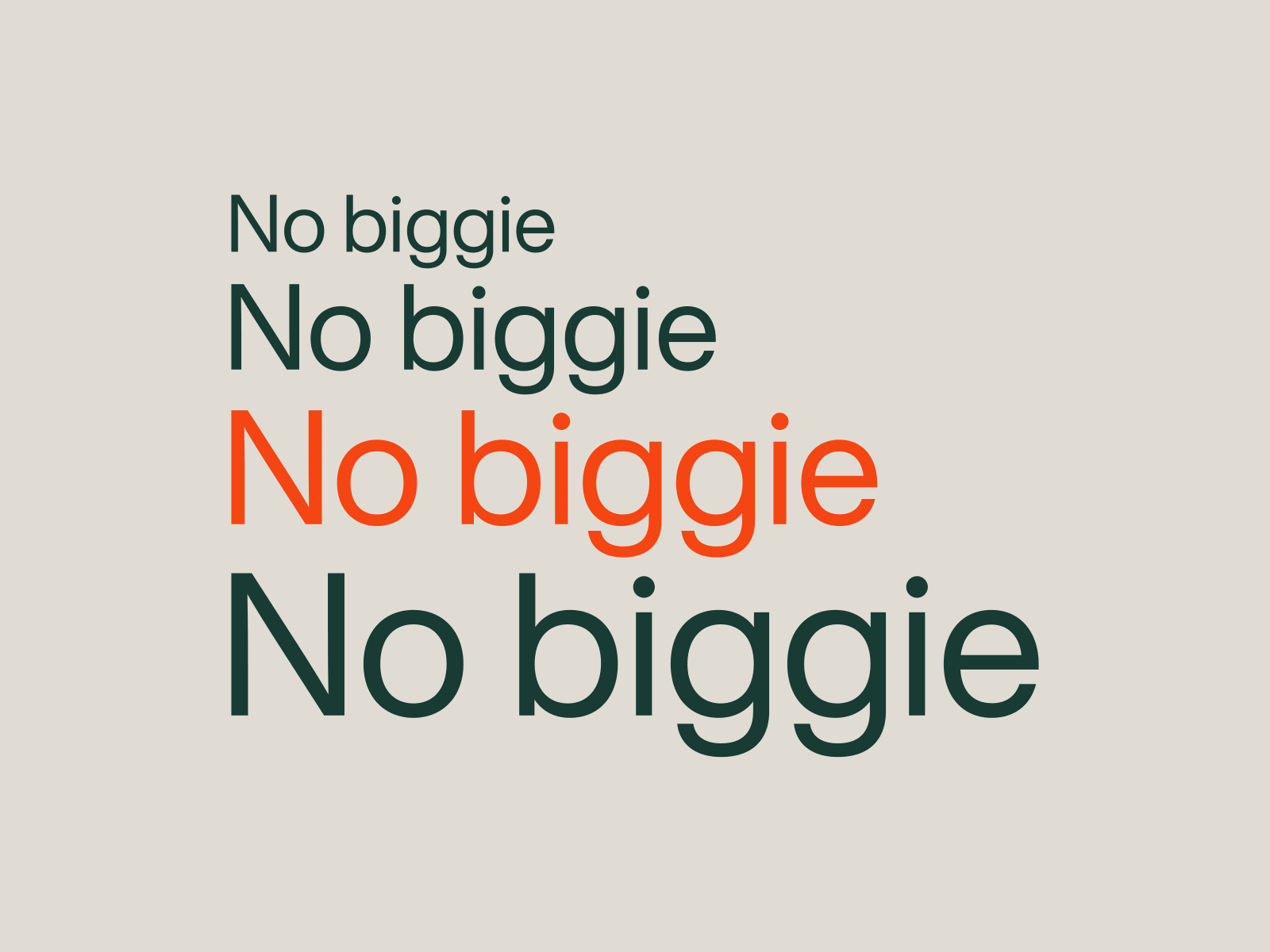 No biggie animation big biggie cas casprins design helvetica infinite kinetic loop no now prins scalable scaling small text trippy type typography