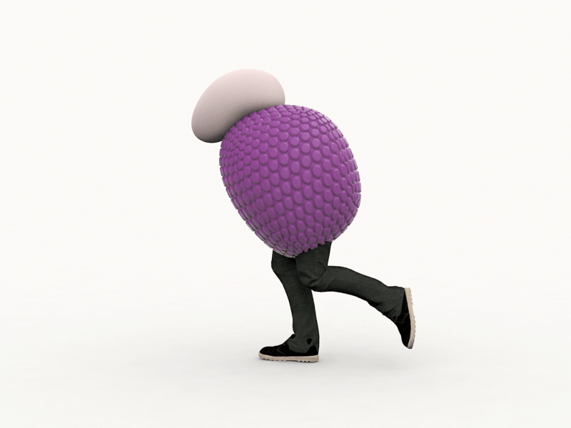 Swiggity Swooty 3d ball bouncy c4d cinema4d gelatin jell-o jelly jiggly mixamo rig running walkcycle