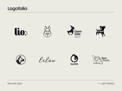 Logofolio brand branding design flat icon illustration lettering logo logotype logotype design minimal typo typography vector