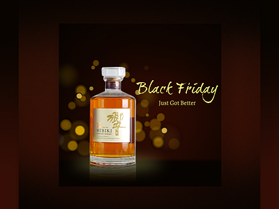 Whisky banner black friday branding digital banner graphic design motion graphics ui ux web design whisky