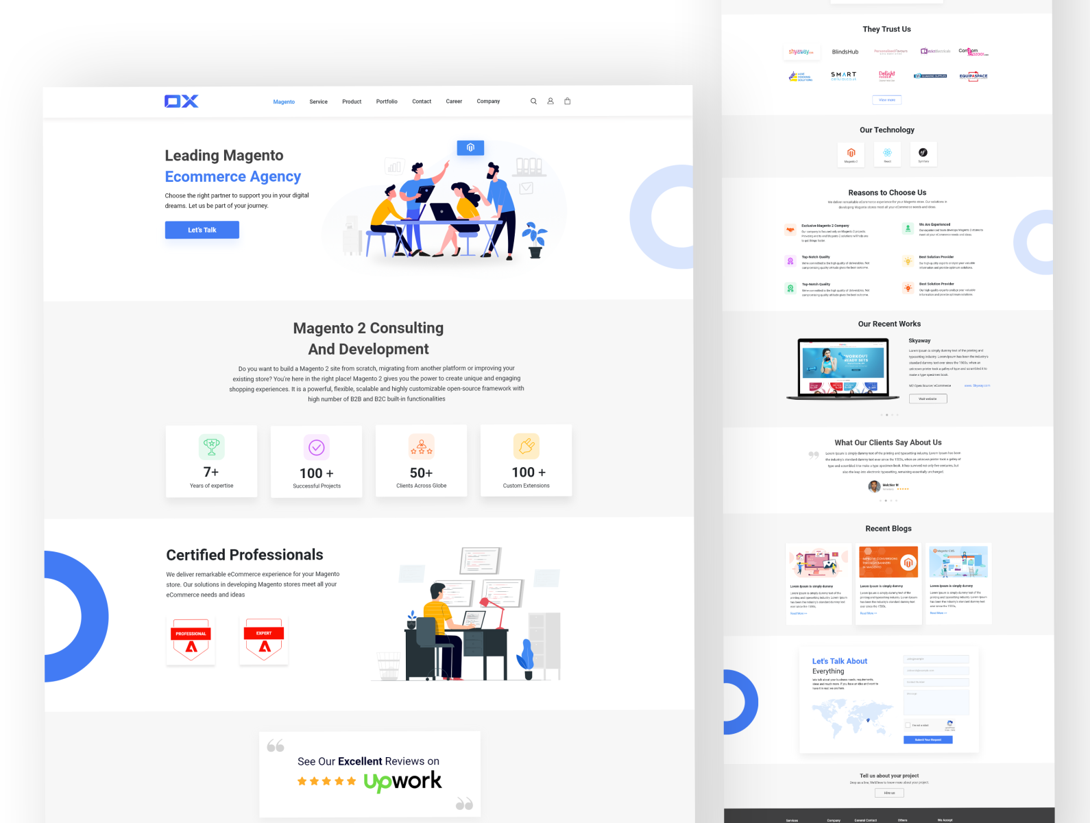 Landing page by Skv Kumaran on Dribbble