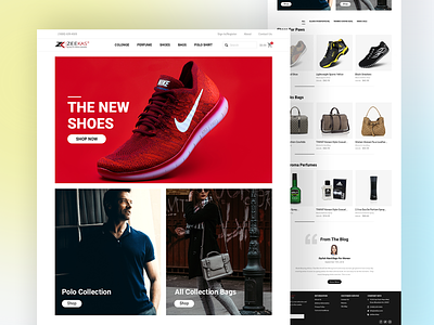 E- Commerce Landing Page