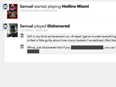 Played playing play. dishonored gaming hotline miami video games web design work in progress