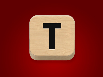 Tile Icon icon ios ipad iphone scrabble tile wood