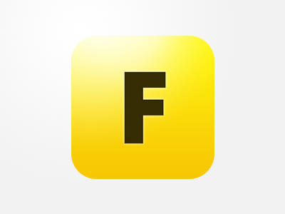 Faraday 1.1 - Icon in Progress faraday futura icon iphone ipod touch yellow